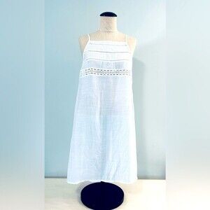 NEW Xhilaration White Coverup Dress size Large